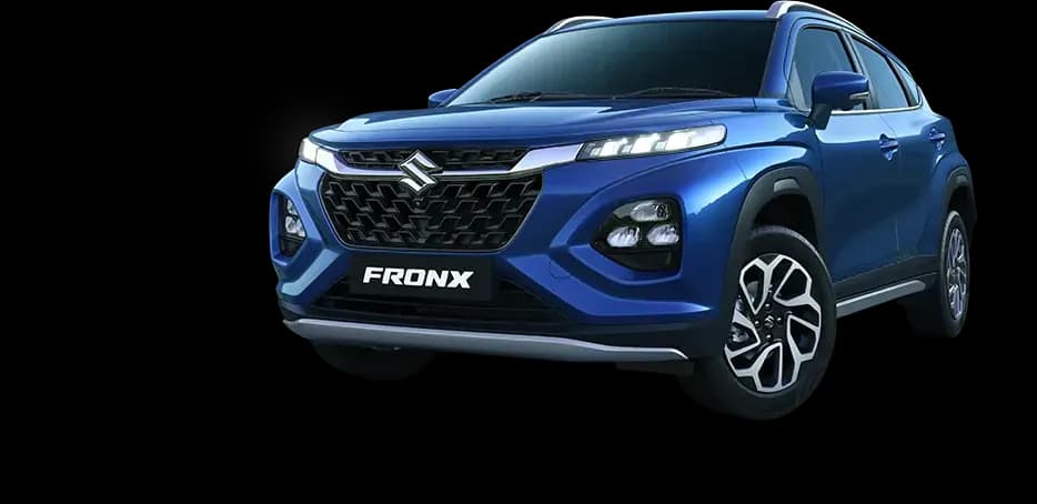 Maruti Suzuki NEXA FRONX in Nexa Blue (Celestial) compact SUV