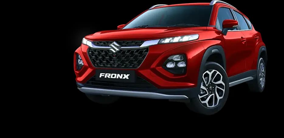 Maruti Suzuki NEXA FRONX in Opulent Red compact SUV