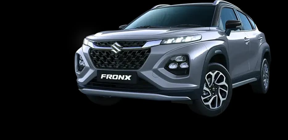 Maruti Suzuki NEXA FRONX in Silver & Bluish Black compact SUV