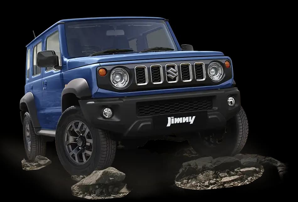 Maruti Suzuki NEXA Jimny in Nexa Blue off-road SUV