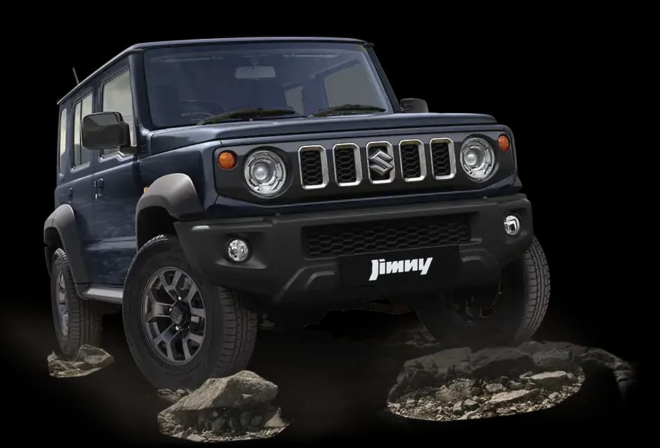 Maruti Suzuki NEXA Jimny in Bluish Back off-road SUV