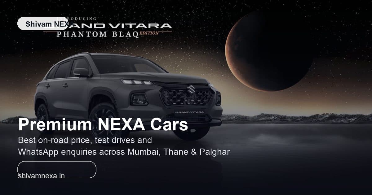 Shivam NEXA showroom and premium car branding
